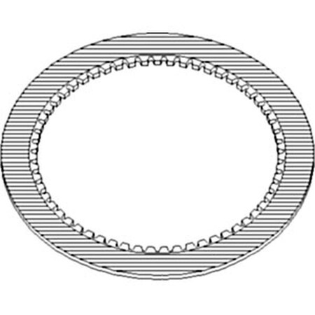 Aftermarket Friction Clutch Plate fits JI Fits Case/ Fits International Harester/ Dresser D5 D50040